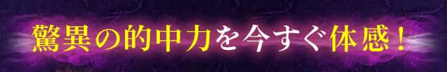 驚異の的中力を今すぐ体感!