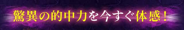 驚異の的中力を今すぐ体感！